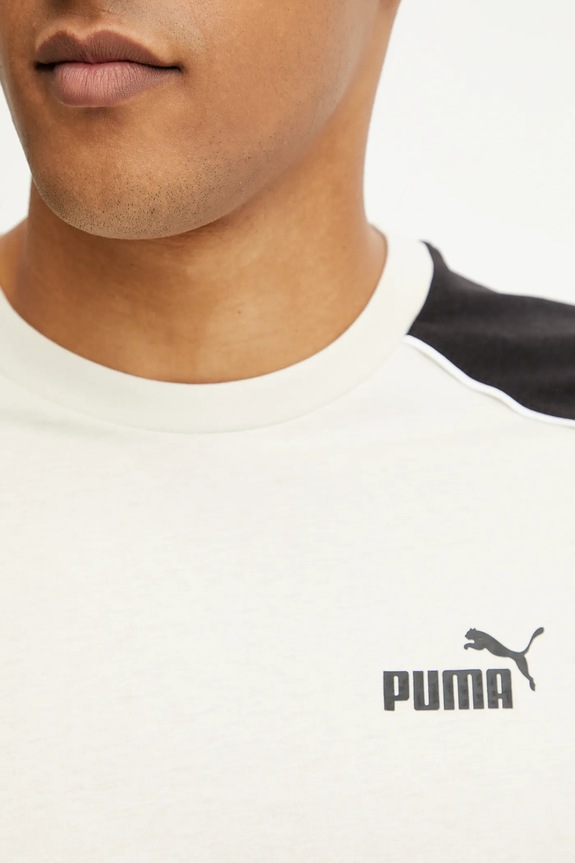 Puma t-shirt in cotone 684616 beige