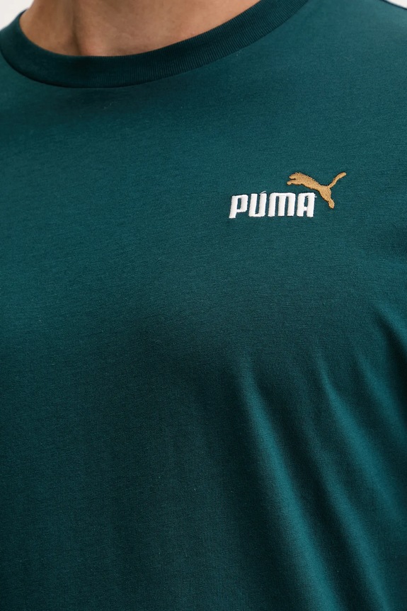 Бавовняна футболка Puma 684717 зелений