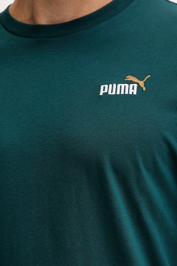 Бавовняна футболка Puma 684717 зелений