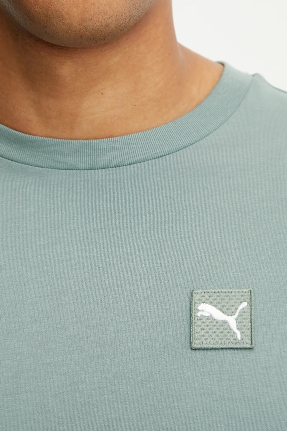 Puma pamut póló ESS ELEVATED 684726 zöld