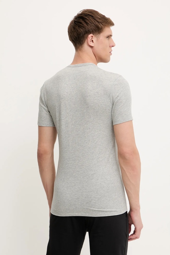 Kratka majica Calvin Klein Underwear 3-pack siva LV00NB4185