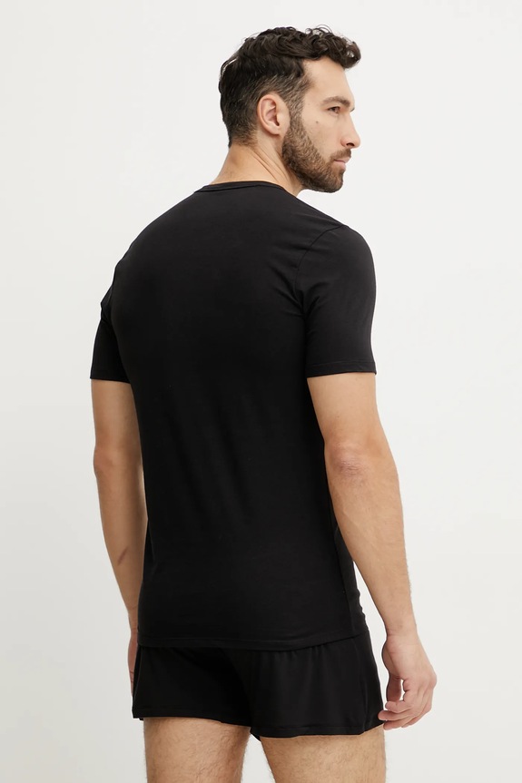 Ρούχα Μπλουζάκι Calvin Klein Underwear 3-pack LV00NB4185 μαύρο