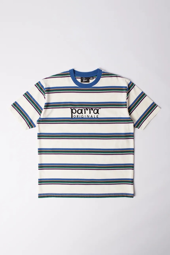 by Parra cotton t-shirt Originale round neck white 53520