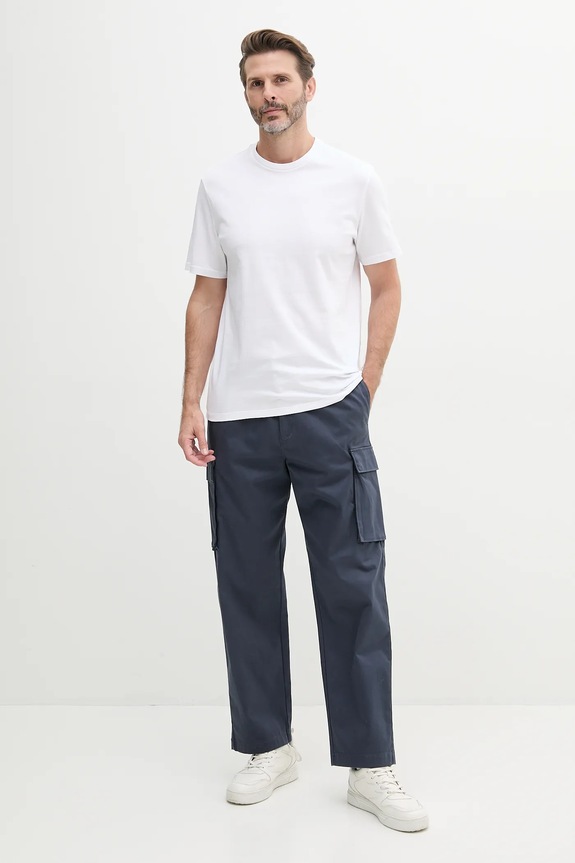 Calvin Klein Jeans t-shirt bawełniany LV040HM265 biały AA00