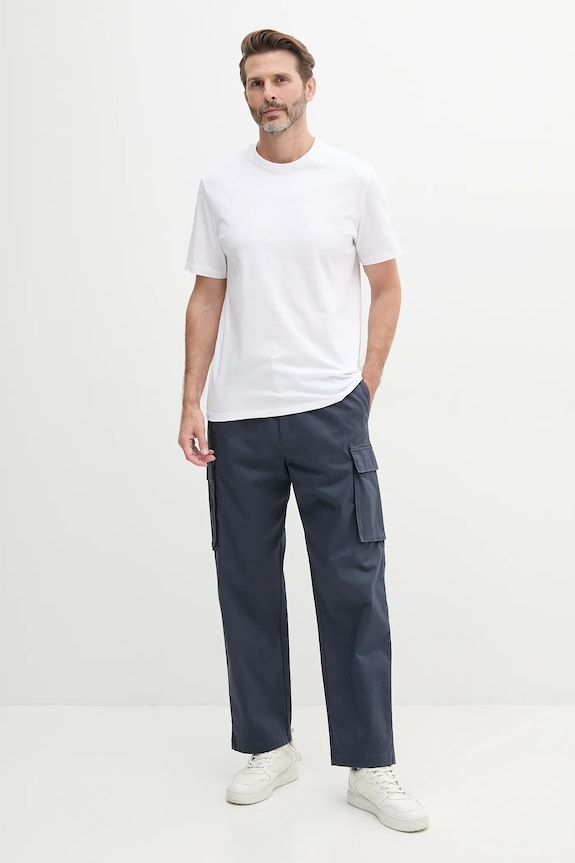 Calvin Klein Jeans t-shirt bawełniany LV040HM265 biały AA00
