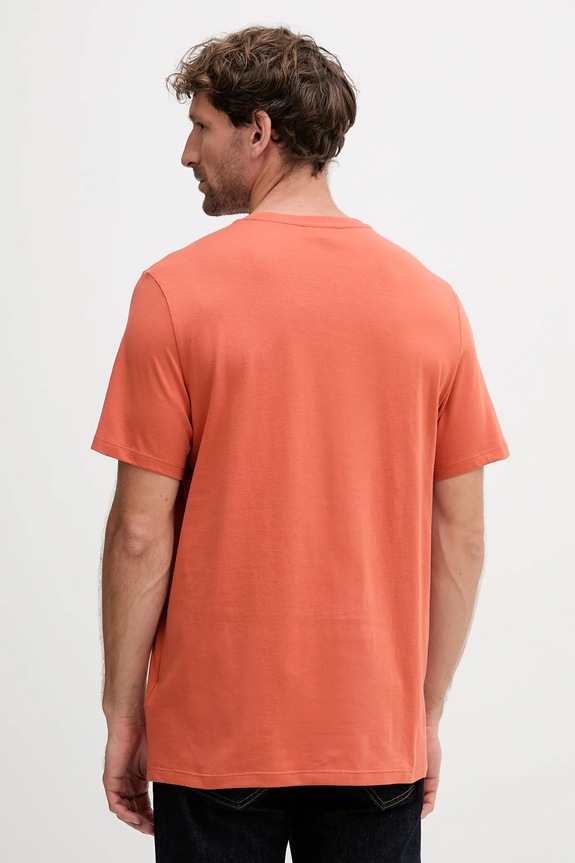 Pamučna majica Calvin Klein Jeans LV040HM265 narančasta AA00