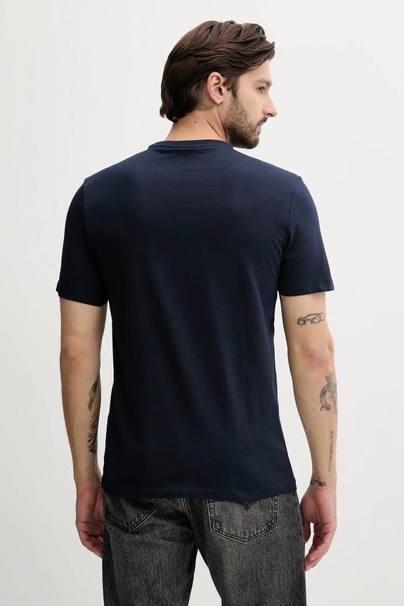 Calvin Klein Jeans pamut póló LV040HM265 sötétkék AA00