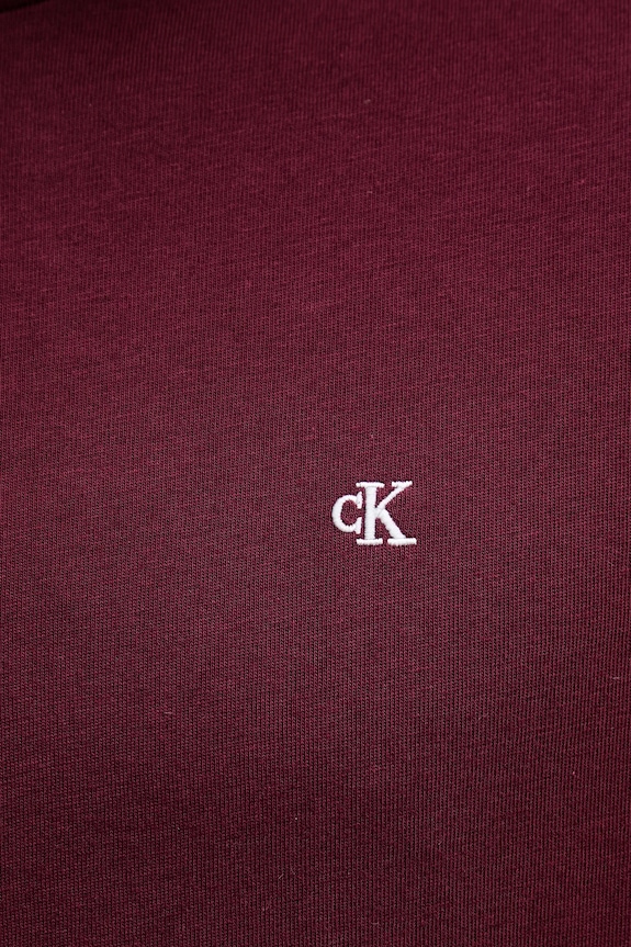 Calvin Klein Jeans t-shirt in cotone granata LV040HM265
