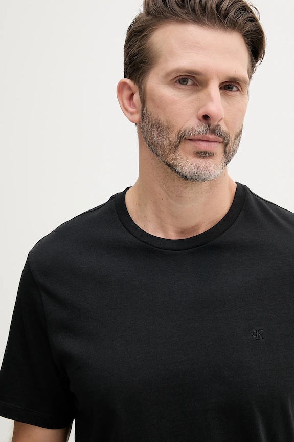 Calvin Klein Jeans t-shirt in cotone nero LV040HM265