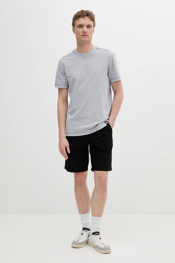 Βαμβακερό μπλουζάκι Calvin Klein Jeans J30J327267 μπλε SS25
