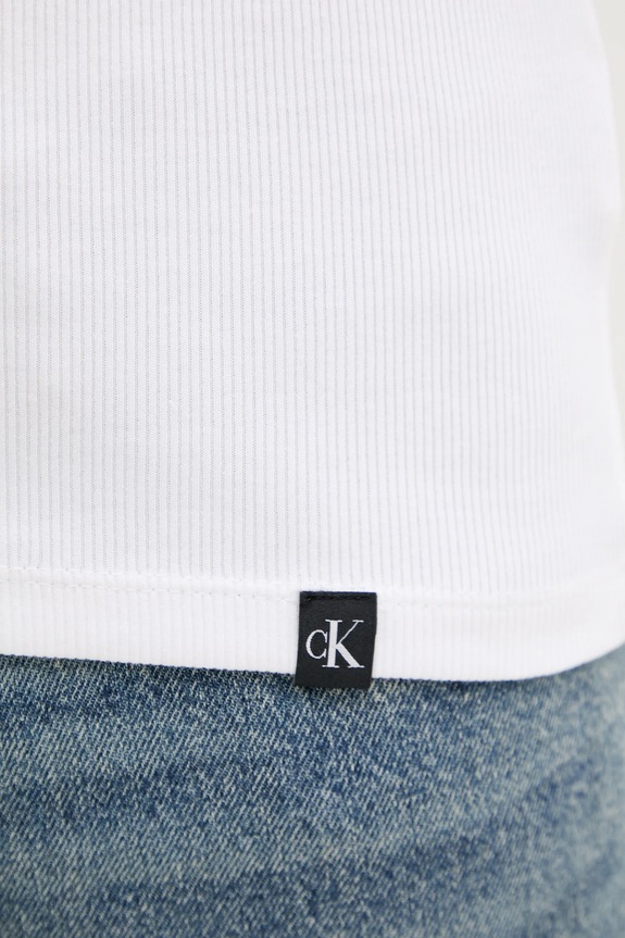 Top Calvin Klein Jeans λευκό J30J327269