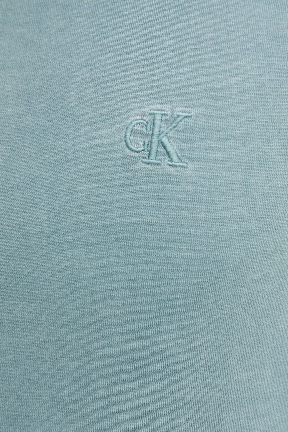 Βαμβακερό μπλουζάκι Calvin Klein Jeans J30J327488 πράσινο