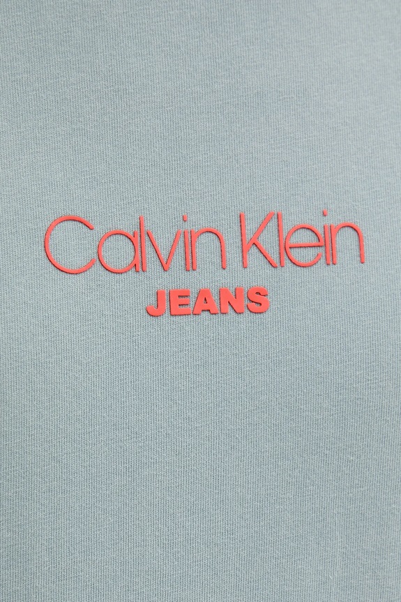 Bavlnené tričko Calvin Klein Jeans sivá LV04RB824G