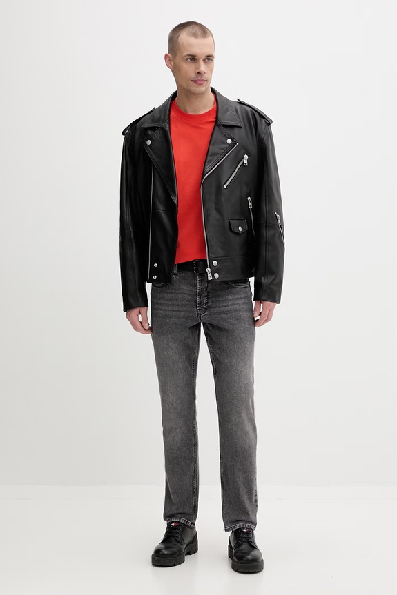 Karl Lagerfeld Jeans tricou bărbați cu bumbac A2M17072 rosu AA00