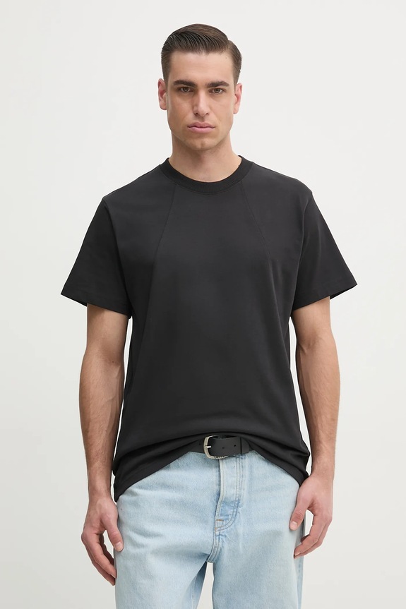 G-Star t-shirt bawełniany bawełna czarny D26449.C784