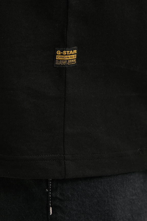 G-Star pamut póló D26478.C336 fekete