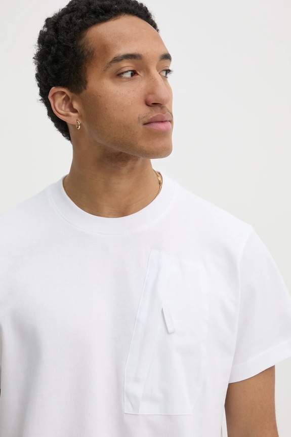 G-Star t-shirt bawełniany biały D26545.D959