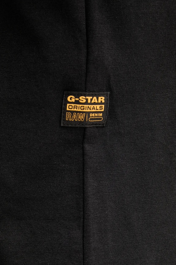 Βαμβακερό μπλουζάκι G-Star D25968.C506 μαύρο