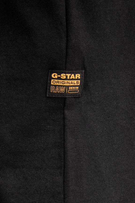 Βαμβακερό μπλουζάκι G-Star D25968.C506 μαύρο