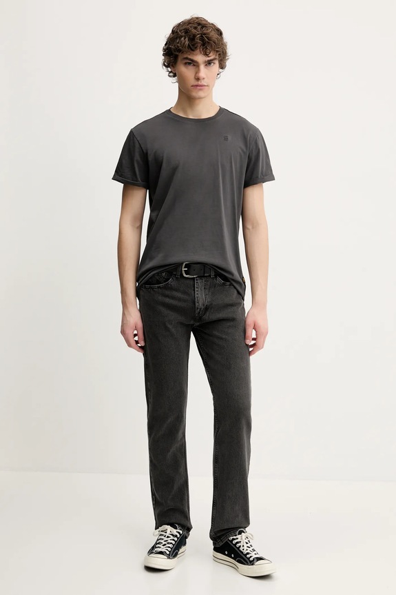 G-Star t-shirt bawełniany D25971.2653 szary AW25