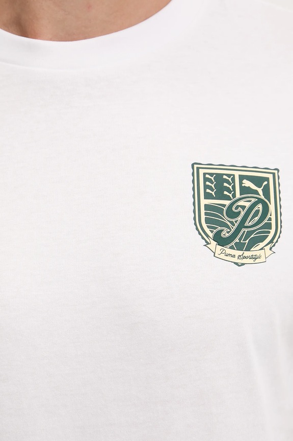 Pamučna majica Puma 629628 bijela