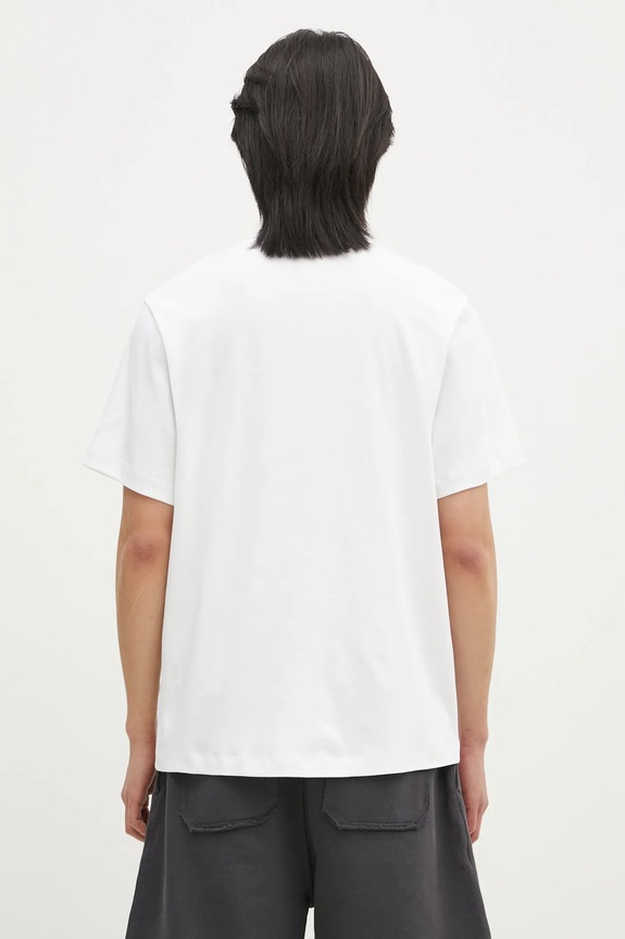 Oblečenie Bavlnené tričko Helmut Lang Logo Ov Tee.Hvy Ever O04HM599 biela