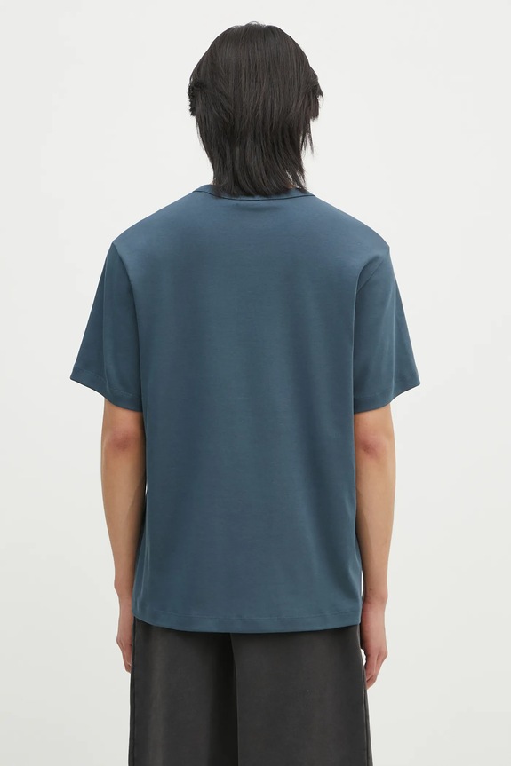 Odzież Helmut Lang t-shirt bawełniany Logo Ov Tee.Hvy Ever O04HM599 turkusowy