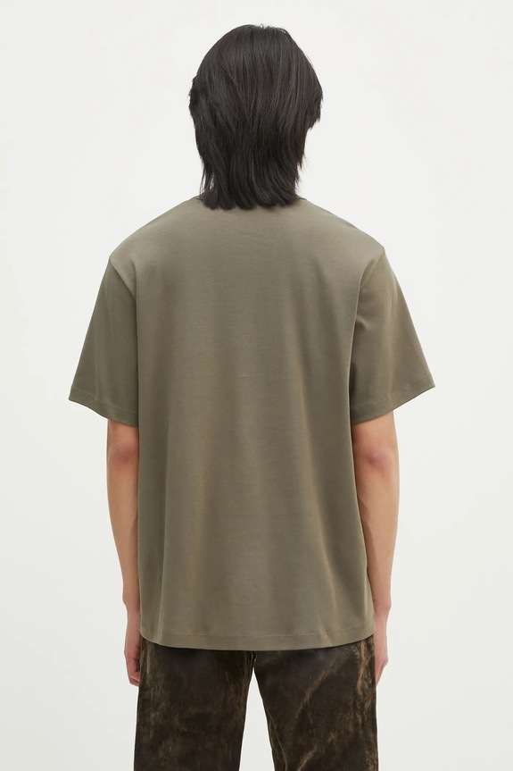 Odzież Helmut Lang t-shirt bawełniany Logo Ov Tee.Hvy Ever O04HM599 zielony