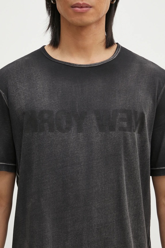 Футболка Helmut Lang New York Tee.Garment чорний O10HM508