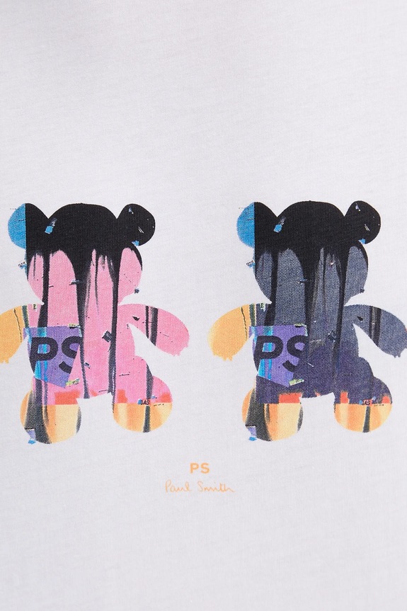 PS Paul Smith t-shirt bawełniany M2R.011R.PP5131 biały