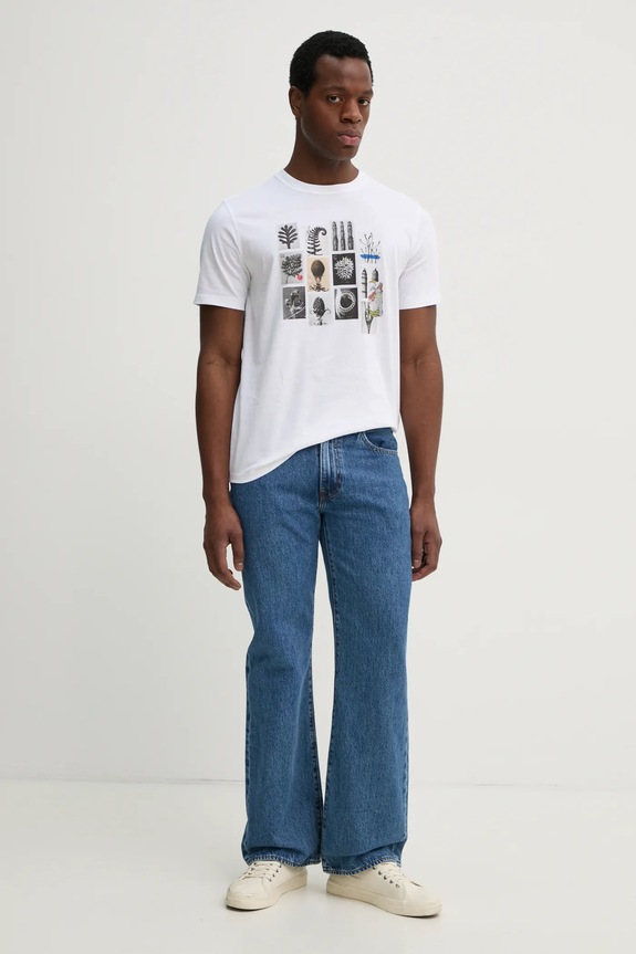 PS Paul Smith t-shirt in cotone M2R.011R.PP5135 bianco SS25