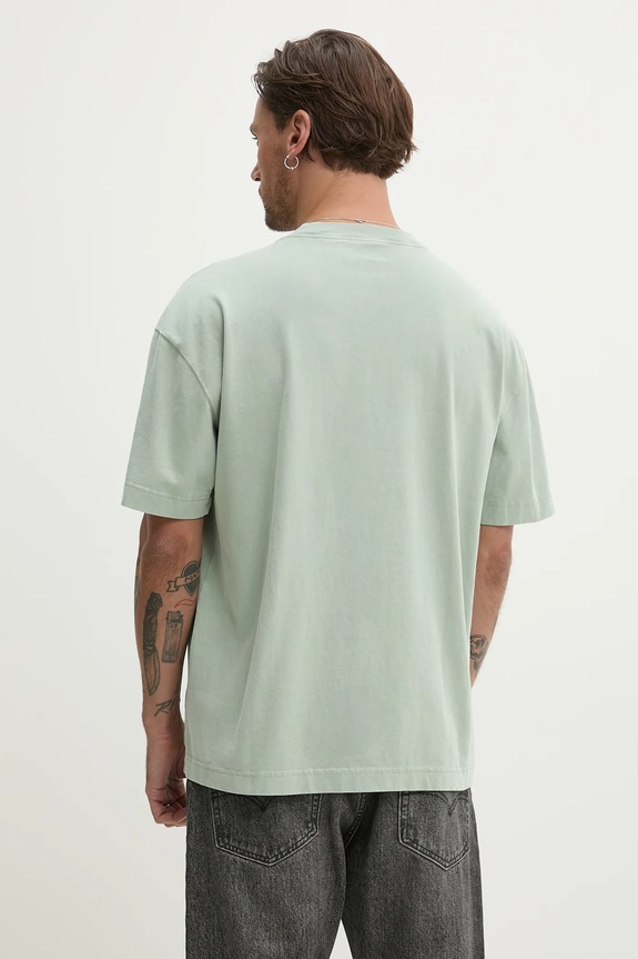 Ρούχα Βαμβακερό μπλουζάκι Hollister Co. KI324.5057.311 πράσινο