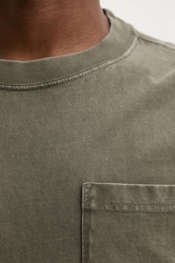 Βαμβακερό μπλουζάκι Hollister Co. KI324.5061.331 πράσινο