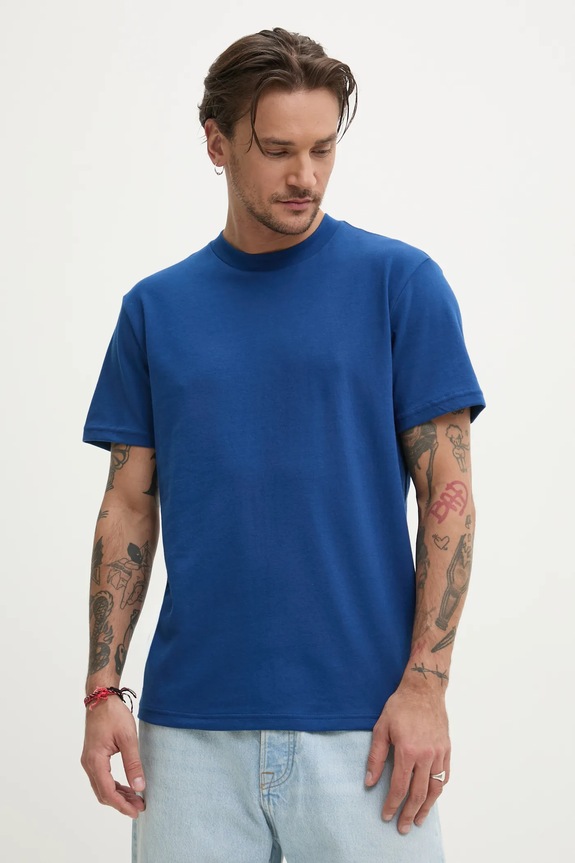 Majica kratkih rukava Hollister Co. bez uzorka mornarsko plava KI324.5136.200