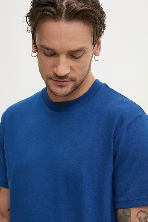 Majica kratkih rukava Hollister Co. mornarsko plava KI324.5136.200