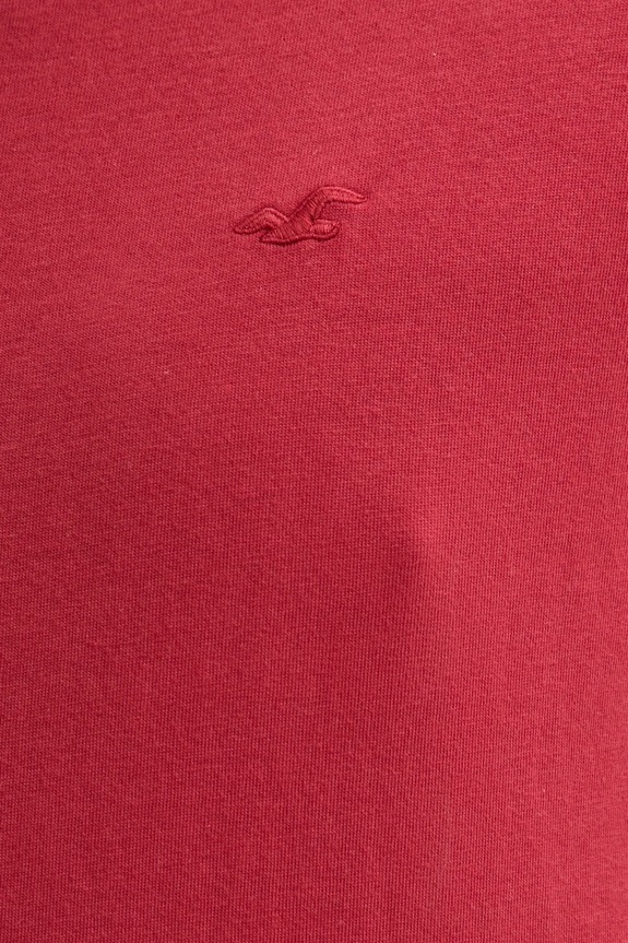 Hollister Co. t-shirt bawełniany KI324.5148.510 czerwony