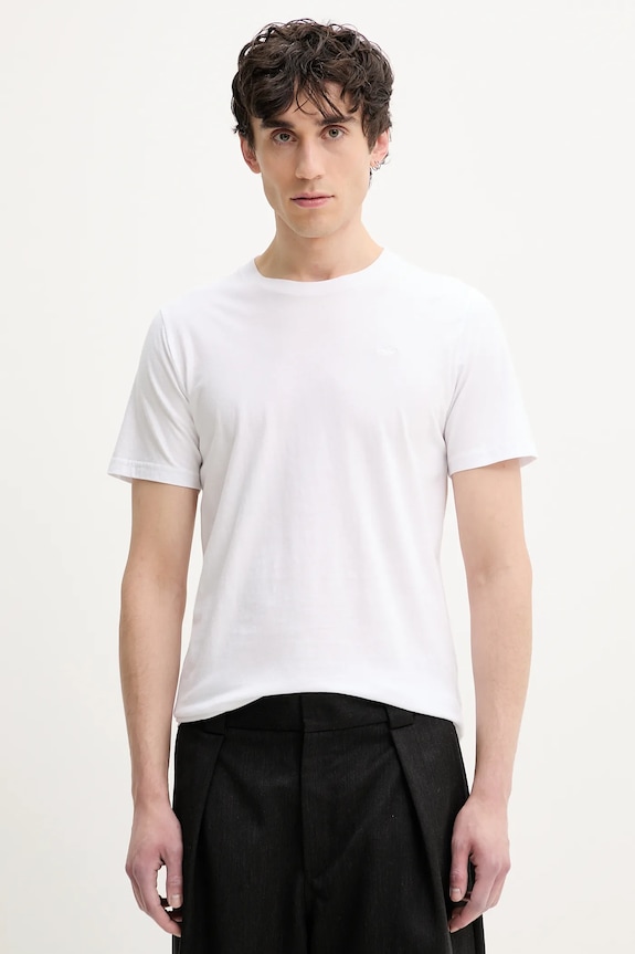 Hollister Co. t-shirt bawełniany bawełna biały KI324.5149.100