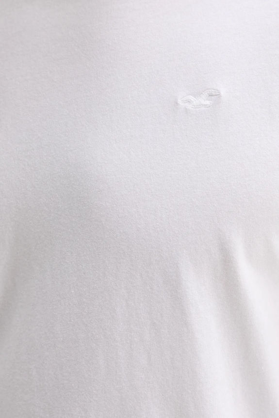 Hollister Co. t-shirt bawełniany KI324.5149.100 biały