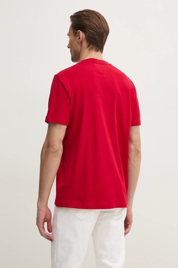 Odzież Tommy Hilfiger t-shirt bawełniany MW0MW38622 czerwony