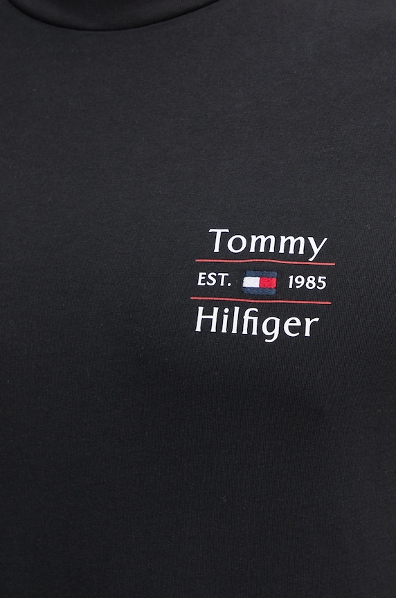 Pamučna majica Tommy Hilfiger MW0MW38622 crna