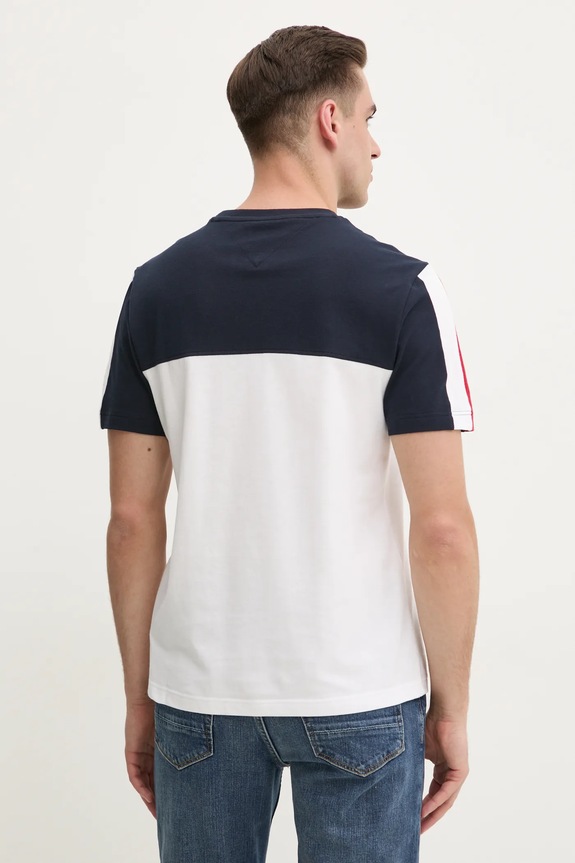 Odzież Tommy Hilfiger t-shirt bawełniany MW0MW39170 granatowy