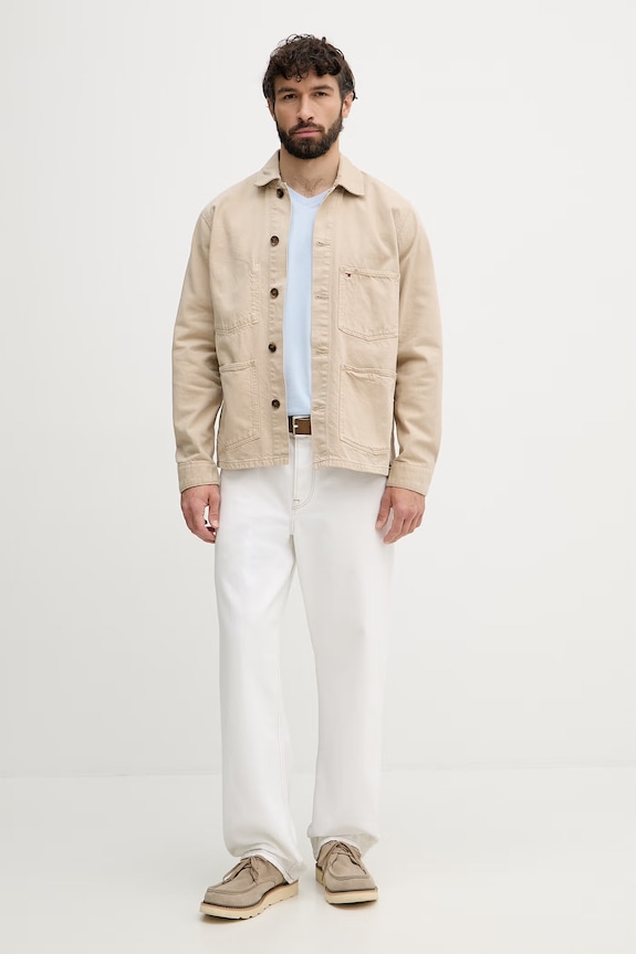 Tommy Hilfiger tričko pánske bavlnené MW0MW39249 modrá SS26
