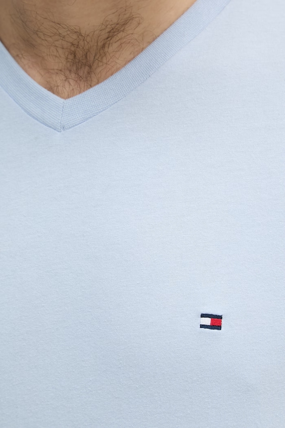 Tommy Hilfiger tričko pánske bavlnené MW0MW39249 modrá