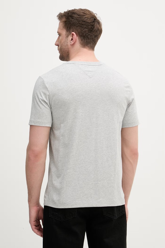 Îmbrăcăminte Tommy Hilfiger tricou bărbătesc bumbac MW0MW39249 gri
