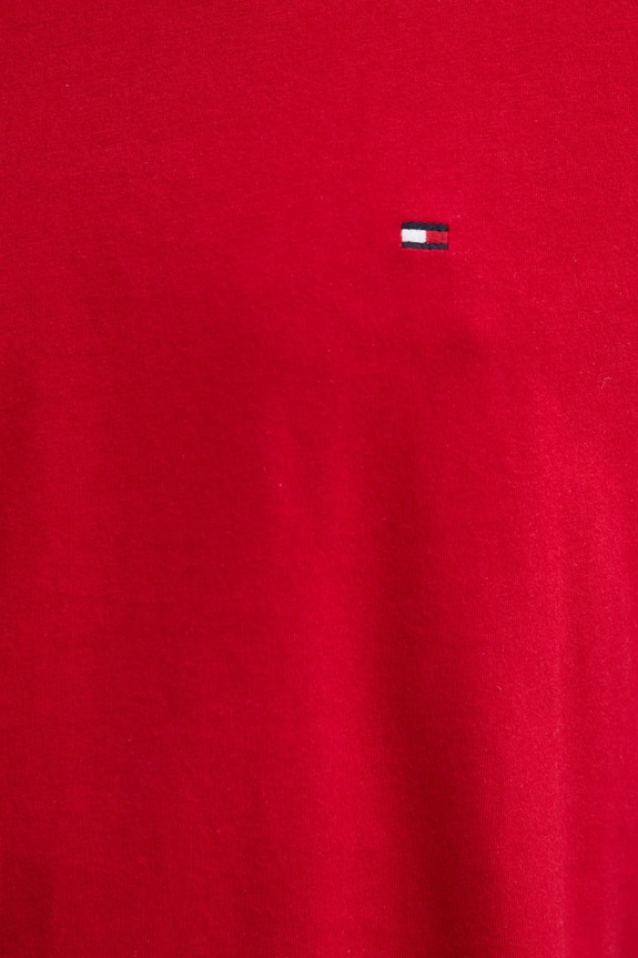 Tommy Hilfiger tričko pánske bavlnené MW0MW39249 červená
