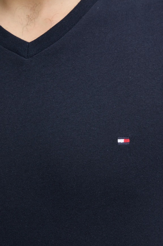 Tommy Hilfiger T-shirt ανδρικό βαμβακερό MW0MW39249 σκούρο μπλε