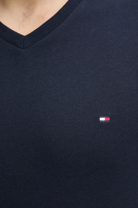 Tommy Hilfiger T-shirt ανδρικό βαμβακερό MW0MW39249 σκούρο μπλε