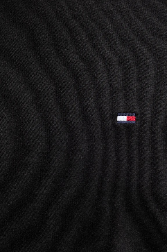 Tommy Hilfiger t-shirt Ανδρικό βαμβακερό μαύρο MW0MW39249