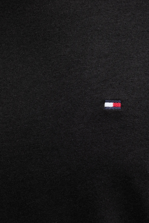 Tommy Hilfiger t-shirt Ανδρικό βαμβακερό μαύρο MW0MW39249