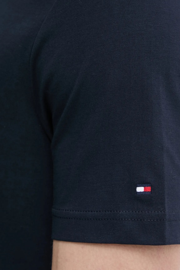 Tommy Hilfiger tricou din bumbac MW0MW38614 bleumarin